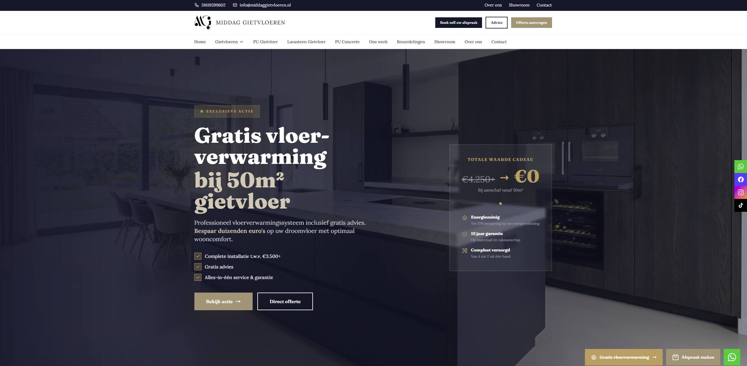 Middaggietvloeren.nl – Digitaal Vakmanschap Ontmoet Design