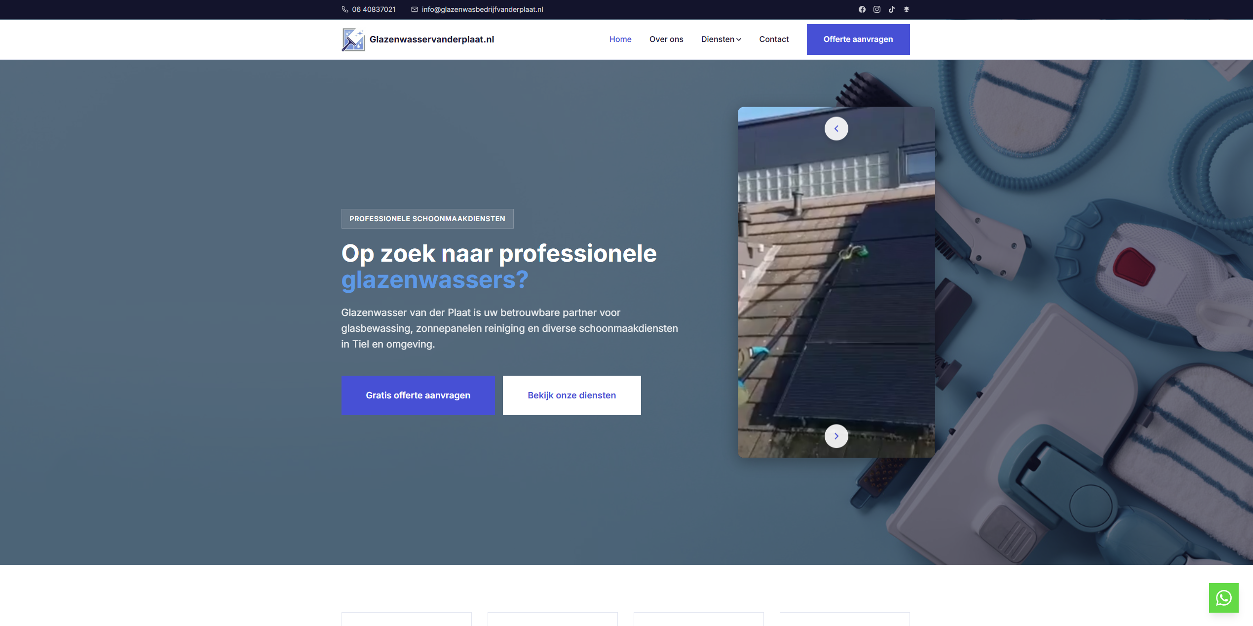 Glazenwasbedrijfvanderplaat.nl – Een Glasheldere Digitale Identiteit